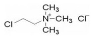 Công thức cấu tạo chlormequat clorua, Cycocel CCC