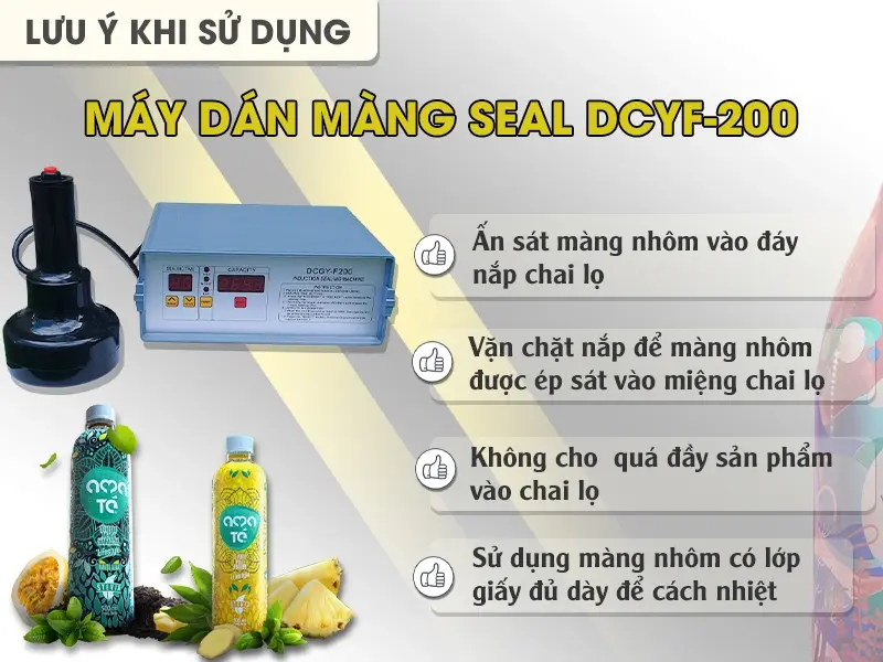 Máy Dán Màng Seal Nhôm DCYF-200 Chất Lượng Uy Tín 