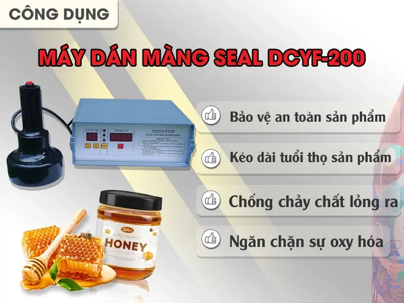 Máy Dán Màng Seal Nhôm DCYF-200 Chất Lượng Uy Tín